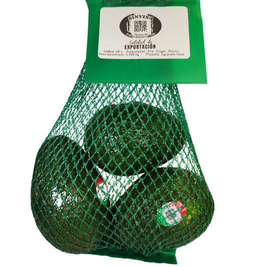 PIEZA MALLA CON AGUACATE CLASE "A" TAMAÑO PRIMERA (CALIBRE 48)