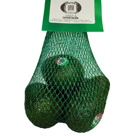 PIEZA MALLA CON AGUACATE CLASE "A" TAMAÑO MEDIANO (CALIBRE 70)